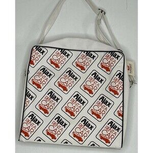 New Vintage Ajax Rental Car Flight Carry-on Canvas Tote Bag Shoulder Strap
